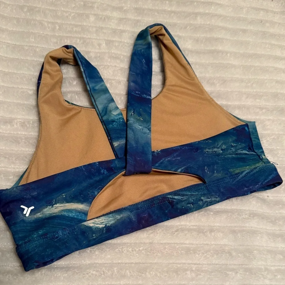 Old Navy Ocean Blue Girls Sports Bra